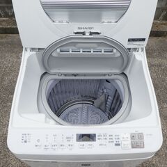 SHARP(シャープ）  電気洗濯乾燥機 ES-T5E6-KW   5.5kg  2019年製の画像