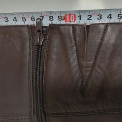 本革　ブーツ　ブラウン　23.5cm　アジャスターありの画像