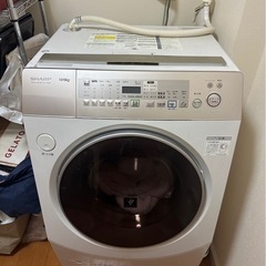 ドラム式洗濯機SHARPの画像
