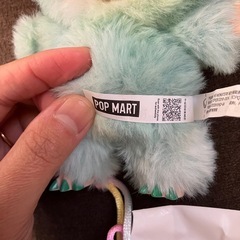 ◆正規品◆POP MARTオンラインLABUBU ラブブ　らぶぶ　緑色◆の画像