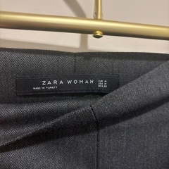 ZARAタックパンツMグレーの画像