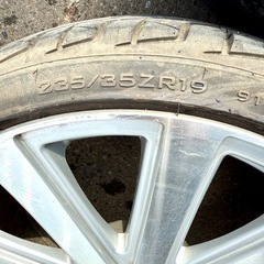 19インチホイル　中古 キズあるの画像