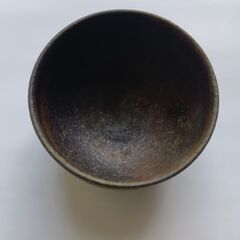 津軽金山焼　高台ころんとぐい呑（おちょこ）未使用の画像