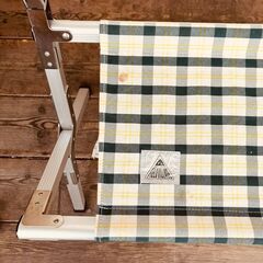 ドウシシャ FIELD VILLAGE 折りたたみアウトドアベンチ（1999年製）の画像