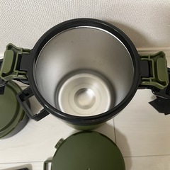 ダブルステンレスラッチジャー1800 カーキの画像