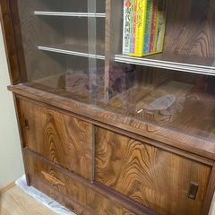 　美品　収納家具　書斎　本棚の画像