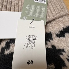 H &M犬用ニット　試着一度のみの画像