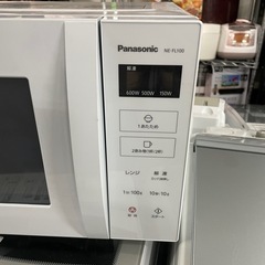 配送可能　保証付き 未使用パナソニック電子レンジ NE-FL100-W ホワイト [22L /50/60Hz]の画像