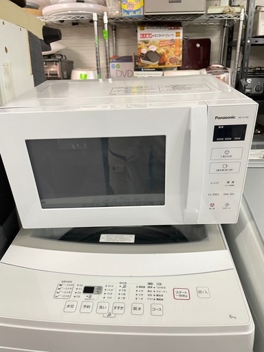 配送可能　保証付き 未使用パナソニック電子レンジ NE-FL100-W ホワイト [22L /50/60Hz]
