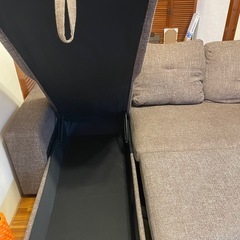 3人掛けカウチソファーの画像