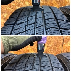 225/55R17🌈ブリヂストンVRX2‼️人気のブリヂストン17インチ‼️ご不要なタイヤ付きアルミお買取させて頂きます🙇の画像
