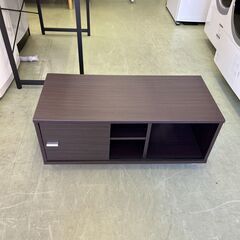 【リサイクルショップ ピカソ 小松原】📺🌟32インチ対応📺キャスター付きテレビボード／ダークブラウン🌟📺★6946★の画像