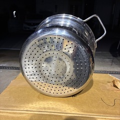パスタ鍋用ザル①の画像