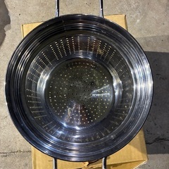 パスタ鍋用ザル①の画像