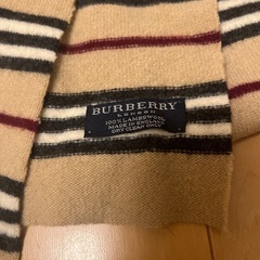 Burberry定番マフラーの画像