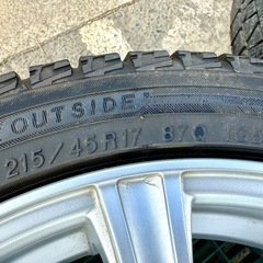 17インチ　　中古タイヤ　ホイール　の画像