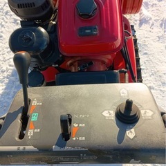 ホンダ除雪機HS870セル付き電動シューター実働バッテリー新品札幌江別市内送料無料
の画像