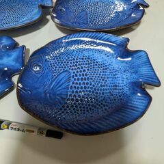 お魚柄のお皿５枚、無料で差し上げます！の画像