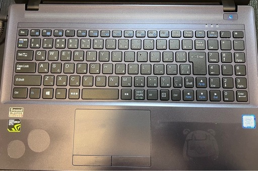 マウスコンピュータ製　ノートPC  