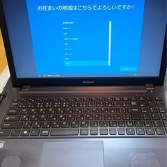 マウスコンピュータ製　ノートPC  の画像