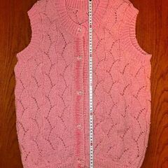 ベスト　手編み②の画像