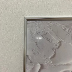 シルバーメタルフレーム、ポスターの画像