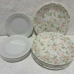 お皿 どんぶり ガラスコップ 茶器セット他
の画像