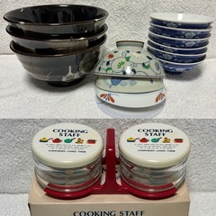 お皿 どんぶり ガラスコップ 茶器セット他
の画像