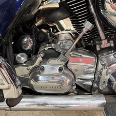 ハーレーダビッドソン　FLHTCU  ツインカム　萬羽バックギア付きの画像