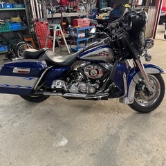 ハーレーダビッドソン　FLHTCU  ツインカム　萬羽バックギア付きの画像