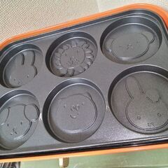 【美品】BRUNO ホットプレート オレンジ ミッフィーの画像