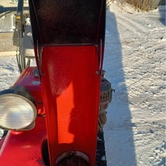 ホンダ除雪機HS970セル付き電動シューター実働バッテリー新品札幌江別市内送料無料の画像