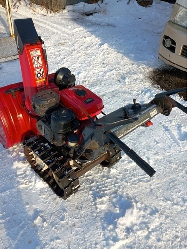ホンダ除雪機HS970セル付き電動シューター実働バッテリー新品札幌江別市内送料無料