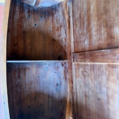 ⭐︎値段交渉可⭐︎【樽型ローテーブル、収納ボックス】の画像