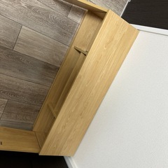 木目調のテレビ台の画像