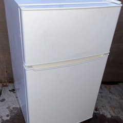 配達設置無料 特価 アマダナ amadana 冷凍冷蔵庫 86L の画像