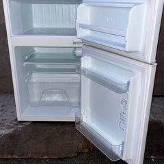 配達設置無料 特価 アマダナ amadana 冷凍冷蔵庫 86L の画像