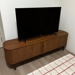 テレビ台 木目調 ウォルナットの画像