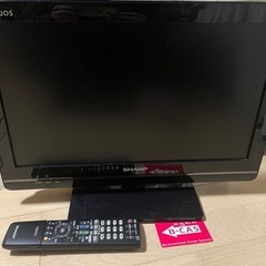 19型液晶テレビ　SHARP AQUOS LC-19K5