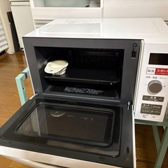 ✨美品・完全動作品✨【オーブンレンジ】2023年製 Haier KS-OR22F18ホワイト の画像