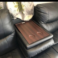 ヤマダオリジナル　本革 3人掛けソファ YES140001 電動リクライニングソファの画像