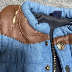 袖なしダウンジャケット　80cmの画像