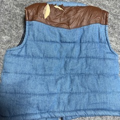 袖なしダウンジャケット　80cmの画像