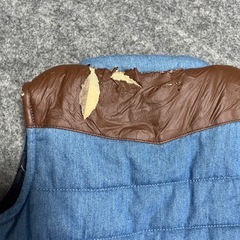 袖なしダウンジャケット　80cmの画像