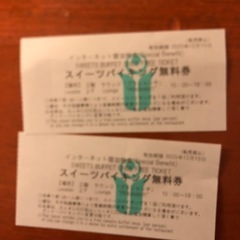 リザンシーパークスイーツ券の画像