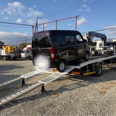 コンドル 18.7万k！低走行　積載車TADANO ４段ラジコン付　6速ターボの画像