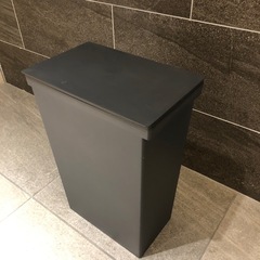 無印良品　再生ポリプロピレン入りフタが選べるダストボックス　大／袋止付の画像