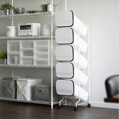 5段ゴミ箱の画像