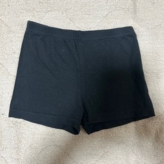 黒色スパッツ オーバーパンツ ショートパンツ 3枚セットの画像