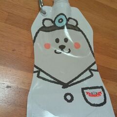 新品未使用　携帯用ドリンクボトル　カラビナ付き　Dr.シーラボ　ノベルティグッズの画像